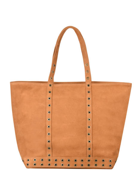 Handtas Cabas Cuir Leder Vanessa bruno Bruin cabas cuir 22V40409